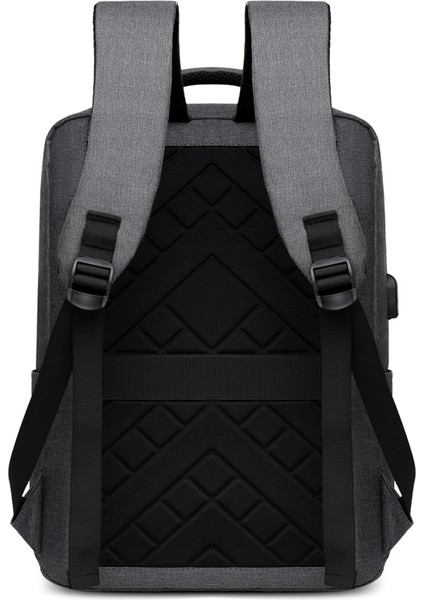 Lacivert Seyahat Sırt Çantaları Erkek Su Geçirmez Naylon Iş Dizüstü Sırt Çantası USB Bağlantı Noktası ile Anti Hırsızlık Bagtravel Çanta Kadın Moda Unisex (Yurt Dışından) fırsatları