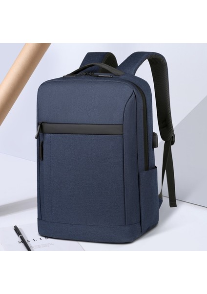 Siyah Iş Sırt Çantası Erkek Bilgisayar Sırt Çantası Özel Logo Baskı Iş Çalışması Büyük Kapasiteli Öğrenci Okul Çantası (Yurt Dışından) modelleri