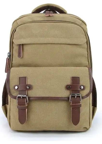 Haki Yeni Moda Yüksek Kalite 15.6 Inç Çanta Kapak Moda Koreli Erkek Sırt Çantası Sırt Çantası (Yurt Dışından)