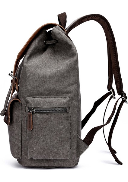 Özelleştirilmiş Renk Yeni Moda Erkek Vintage Kanvas Çantalar Büyük Kapasiteli Seyahat Dizüstü Sırt Çantası (Yurt Dışından) fırsatları