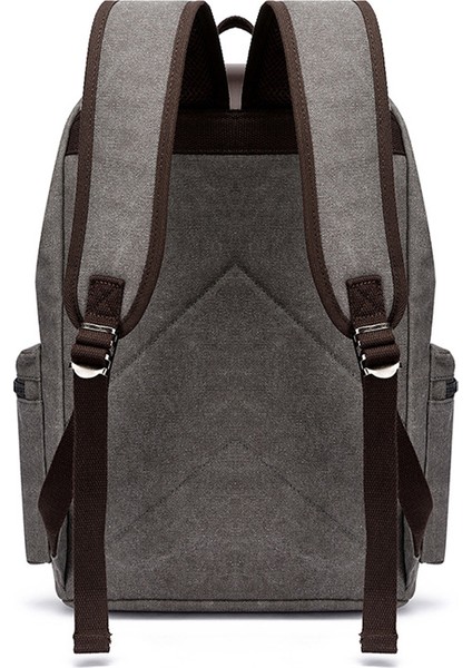 Özelleştirilmiş Renk Yeni Moda Erkek Vintage Kanvas Çantalar Büyük Kapasiteli Seyahat Dizüstü Sırt Çantası (Yurt Dışından) indirimleri