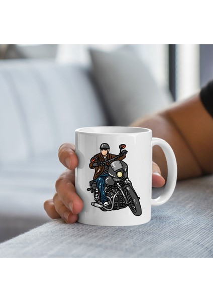 Motorcu Model Bardak - Motorcu Bardağı