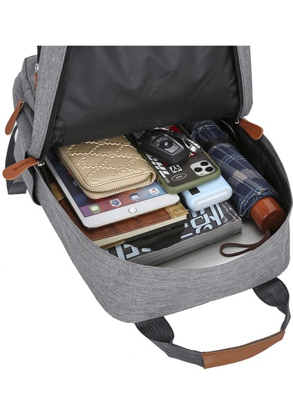 Siyah Büyük Kapasiteli Sırt Çantası Dizüstü Bilgisayar Oxford Spor Sırt Çantası Öğrenciler Için Çok Fonksiyonlu Sırt Çantası (Yurt Dışından) indirimleri