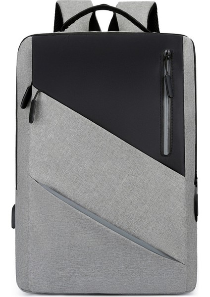 1 Yeni Sırt Çantası Erkek Iş Bilgisayarı Çantası USB Şarj Öğrenci Moda Sırt Çantası Okul Çantası (Yurt Dışından) modelleri