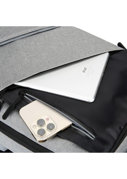 1 Yeni Sırt Çantası Erkek Iş Bilgisayarı Çantası USB Şarj Öğrenci Moda Sırt Çantası Okul Çantası (Yurt Dışından) fırsatları