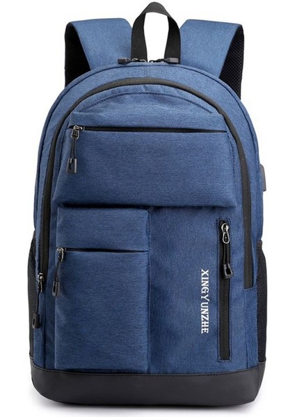 Açık Gri Naylon Yönetici USB Taktik Erkekler Şarj Iş Laptop Çantası Anti Hırsızlık Sırt Çantası 17.5 (Yurt Dışından) indirimleri