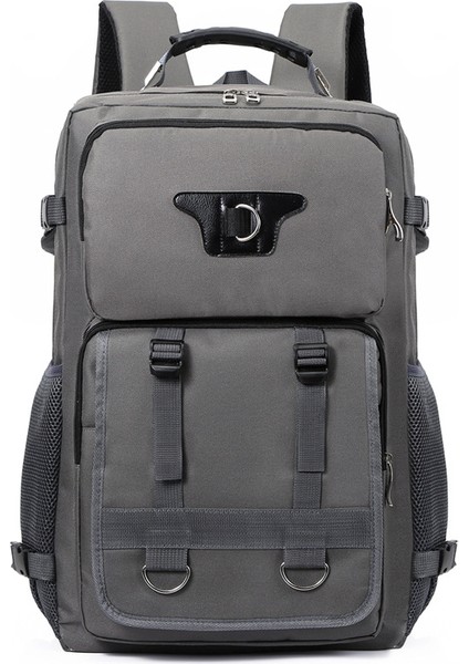 Açık Kahverengi Yeni Kişilik Erkek Fonksiyonel Çok Kanvas Omuz Çantası Büyük Kapasiteli Açık Nefes Giyilebilir Seyahat Sırt Çantası (Yurt Dışından) modelleri