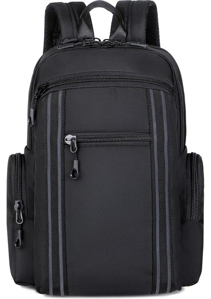 STYLE1_-7 Büyük Kapasiteli Seyahat Su Geçirmez Naylon Büyük Boy Okul Sırt Çantaları Erkekler Için 17.3 Inç Dizüstü Iş Spor Sırt Çantası (Yurt Dışından)