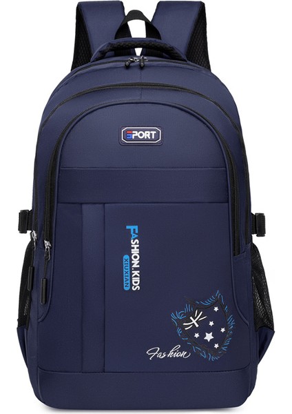 Lacivert Sıcak Satış Açık Üniversite Çantaları Sırt Çantası Büyük Kapasiteli Bayan Erkek Çanta Seyahat Sırt Çantası Özel Sırt Çantası Okul Çantaları (Yurt Dışından)