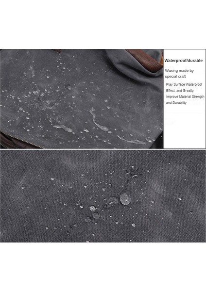 Mavi Avrupa ve Amerikan Retro Açık Dağcılık Taktik Erkek ve Kadın Sırt Çantası Yağ Balmumu Kanvas Seyahat Bilgisayar Çantası (Yurt Dışından) fırsatları