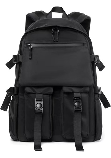 Gri Su Geçirmez Büyük Kapasiteli Bilgisayar Sırt Çantası Erkek Seyahat Sırt Çantası Basit Eğlence Öğrenci Çantası (Yurt Dışından) fiyatları