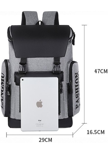 Gri Erkek Açık Spor Balıkçılık Sırt Çantası Nefes Aşınmaya Dayanıklı Su Geçirmez Balıkçı Çantası Seyahat Kamp Yürüyüş Sırt Çantası (Yurt Dışından) modelleri