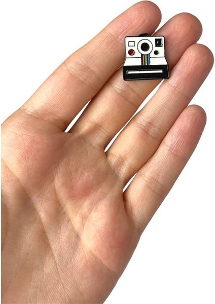 Vintage Fotoğraf Makinesi Kamera Hediyelik Rozet