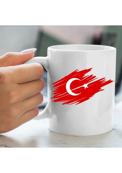 Türk Bayraklı Bardak - Türk Model Bardak