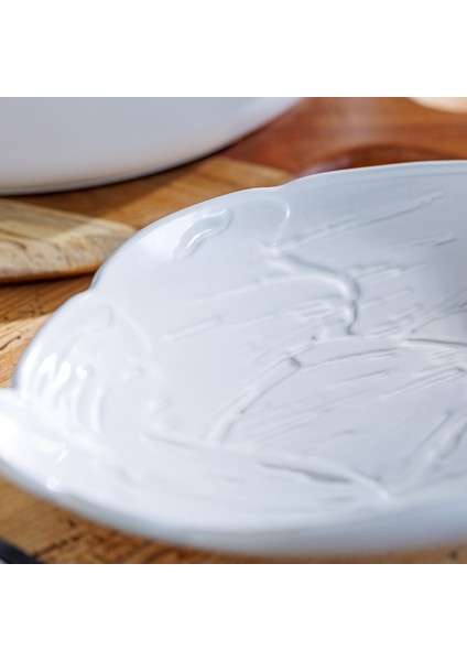 Cranborne Stoneware Enginar Servis Tabağı 23CM