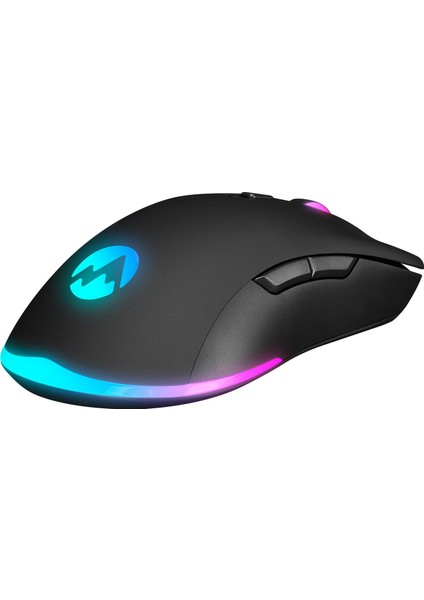 Sgm-L1 Lumos Siyah 6400DPI Rgb Ledli Makrolu Gaming Oyuncu Mouse