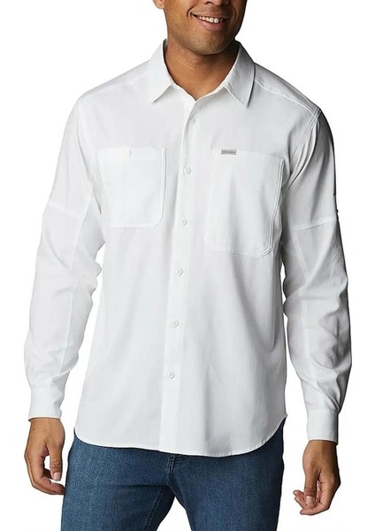 Silver Ridge Utility Lite Long Sleeve Beyaz Uzun Kollu Gömlek