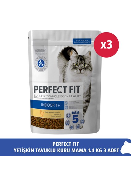 Perfect Fit Yetişkin Tavuklu Kuru Mama 1.4 kg 3X