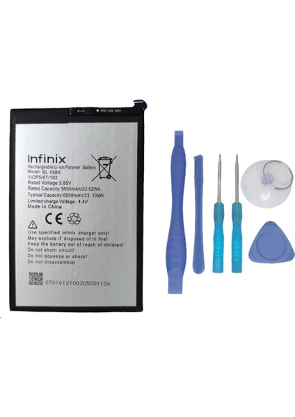 Infinix Hot 11 Play Batarya Pil Ve Tamir Seti