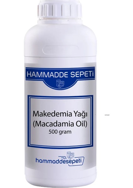 Makademia Yağı Macadamia Oil 500 gr