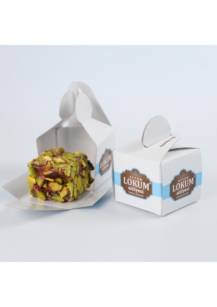 Ballı Antep Fıstıklı Lokum (File Antep Fıstığı Kaplı) 250G (10 Adet Tekli Kutu Içerisinde)