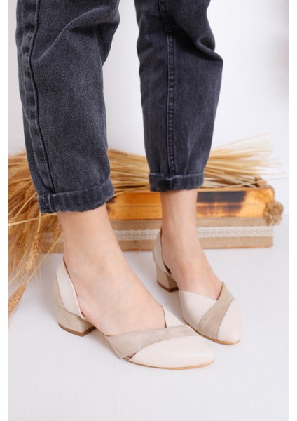 Leslie Topuklu Ten Cilt- Ayakkabı