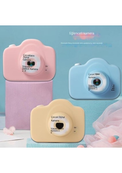 Çocuk Dijital Kamera Öğrenci Karikatür Mini Kamera Hediyesi (Yurt Dışından) fiyatları