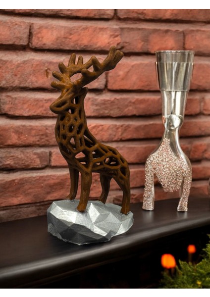 Dekoratif Geyik Biblosu Ev ve Ofis Dekoratif Heykel Biblo fiyatları