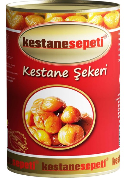 Kestane Şekerleme 5kg/1 Teneke Şekerleme