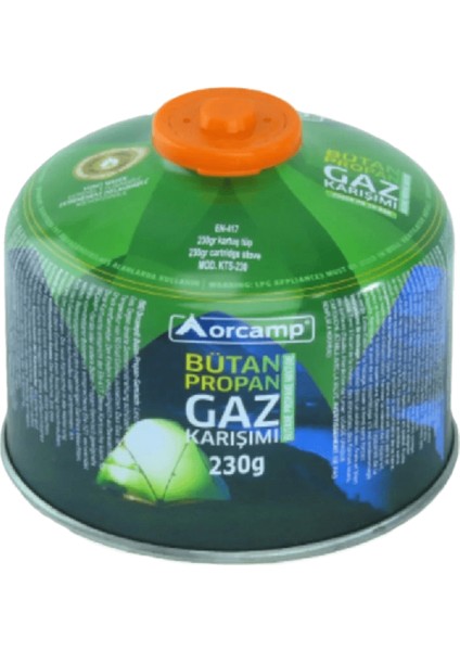 230 Gram Vidalı Gaz Kartuşu KTS-230