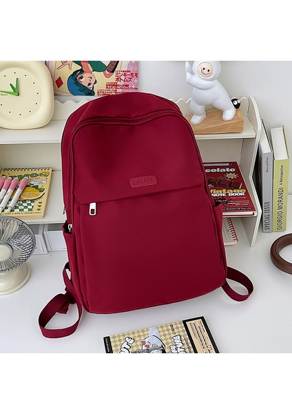 Basit Sırt Çantası 14 Inç Bilgisayar Çantası, Bayan Lise Öğrencileri Için Çok Yönlü Gündelik Sırt Çantası (Yurt Dışından)
