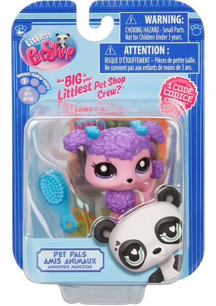 Littlest Pet Shop Minişler Tekli Paket S1 (Poddle Köpek - 2)