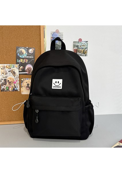 Ortaokul Öğrencileri Için Sevimli, Büyük Kapasiteli Kampüs Sırt Çantası, Ilkokul ve Ortaokul Öğrencileri Için Düz Renkli Gündelik Tatlı Sırt Çantası (Yurt Dışından)