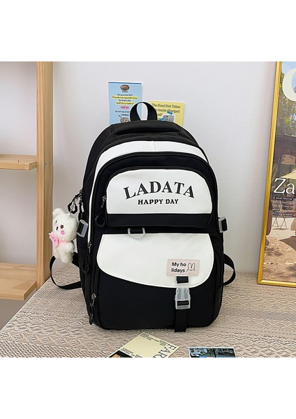 Lise Öğrencisi Okul Çantası, Kolej Tarzı, Yük Azaltıcı, Çok Yönlü Sırt Çantası, Ins Tarzı, Büyük Kapasiteli Kadın Sırt Çantası (Yurt Dışından)
