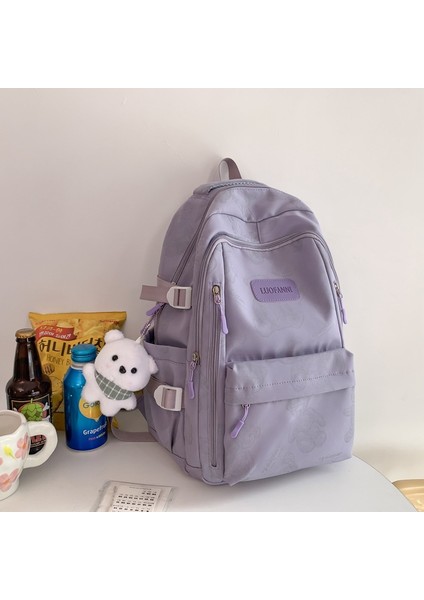 Kızlar Için Küçük ve Yeni Sırt Çantası, Ortaokul ve Lise Öğrencileri Için Hafif ve Büyük Kapasiteli Okul Çantası, Modaya Uygun ve Havalı Gündelik Sırt Çantası (Yurt Dışından)