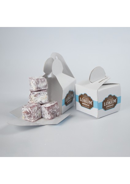 Nar Ekşili Antep Fıstıklı Mini Lokum 250gr (10 Adet Tekli Kutu Içerisinde)