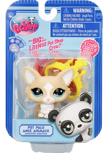 Littlest Pet Shop Minişler Tekli Paket S1 (Corgi Köpek - 12)