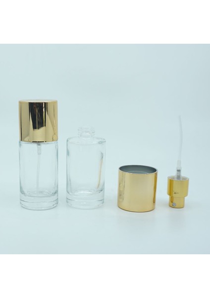 12 Adet Boş Cam Parfüm Silindir Şişe, 20 Ml, Silindir, Şeffaf fiyatları