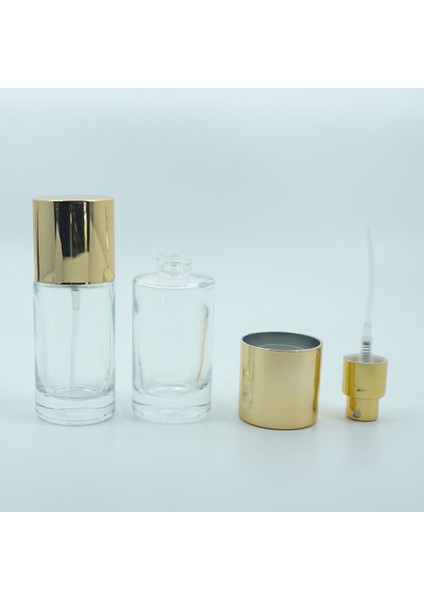 12 Adet Boş Cam Parfüm Silindir Şişe, 20 Ml, Silindir, Şeffaf fırsatları
