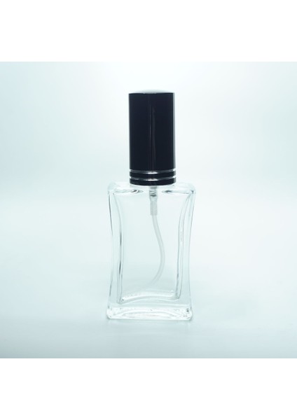 25 Adet Boş Cam Parfüm Şişe, 30 Ml, Içbükey Model, Şeffaf, Metal Valf Ve Kapak modelleri