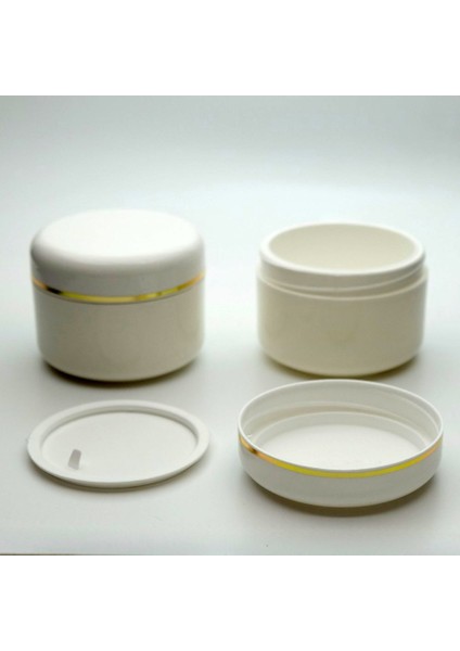 10 Adet Boş Plastik Krem Ambalajı, 200 Ml, Silindir Model, Beyaz modelleri