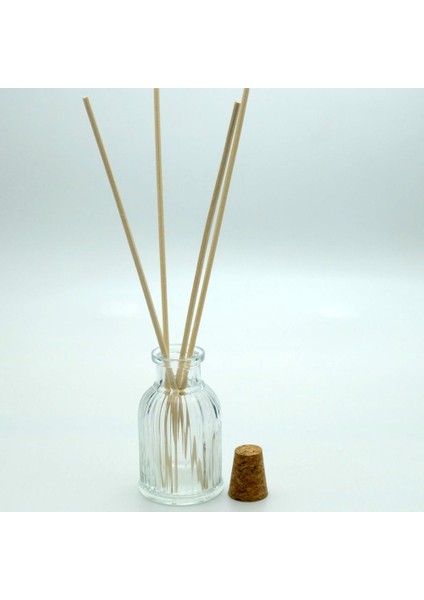 25 Adet Boş Cam Bambu Şişe, 35 Ml, Roman Çizgili Model modelleri