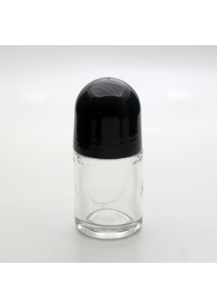 25 Adet Boş Cam Roll-On Şişe, 50 Ml, Şeffaf