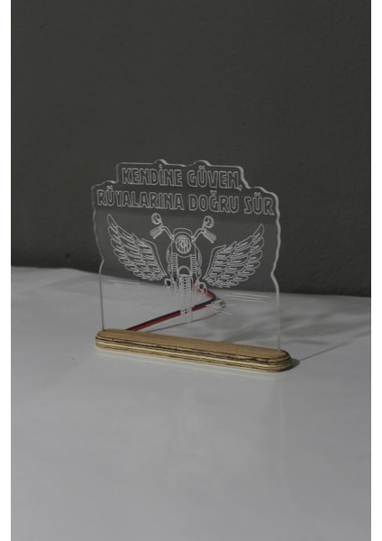 Rider LED Lamba / Gece Lambası Chopper / Motosiklet Dekoratif Aydınlatma / Kendine Güven Işıklı / Moto Ambians Işığı fırsatları