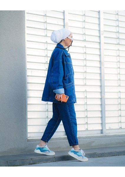 Kadın Oversize Kot Ceket modelleri