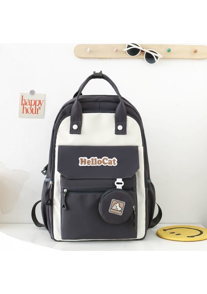 Kadınlar Için Sırt Çantası, Ortaokul Öğrencileri Için Geniş Kapasiteli Sırt Çantası, Kadınlar Için Sevimli ve Hafif Okul Çantası (Yurt Dışından)