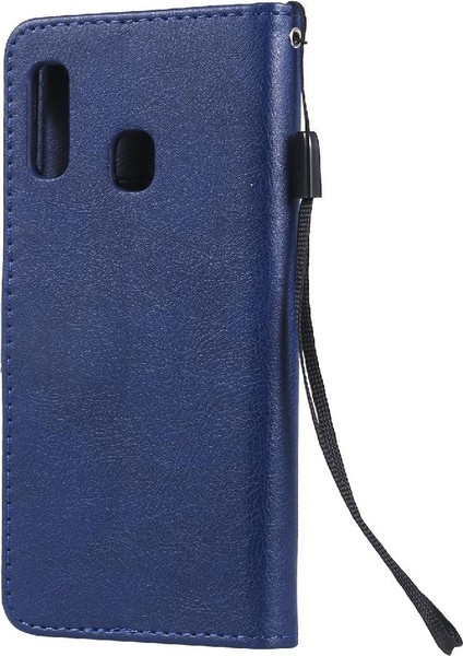 Samsung Galaxy A20E Iş Cüzdan Telefon Kılıfı Için Flip Case Klasik Katı (Yurt Dışından)