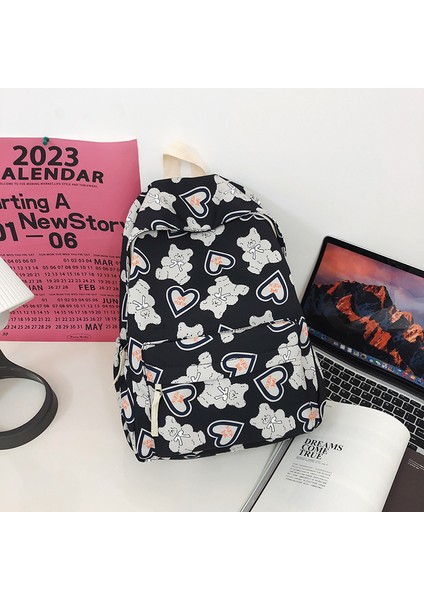 Öğrenci Okul Çantası, Bayan Ortaokul Öğrencisi, Yakışıklı Öğrenci, Aşk Ayı Sırt Çantası, Lise Öğrencisi Sırt Çantası (Yurt Dışından)