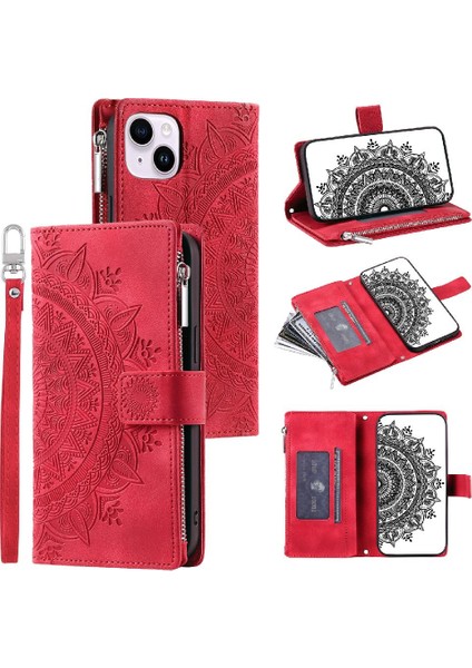 Kırmızı Dikey Çizgili Yüksek Kaliteli Klipsiz Pu ile IPhone 15 Plus Için Kılıf (Yurt Dışından) indirimleri