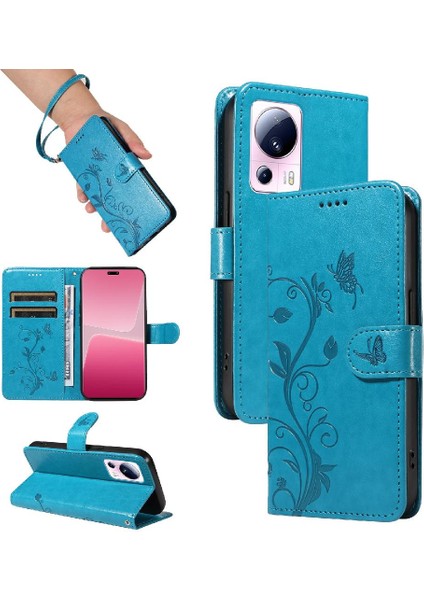 El Kayışı ile Xiaomi 13 Lite Için Kılıf Cüzdan Telefon Kılıfı Yüksek Kalite ve (Yurt Dışından) indirimleri